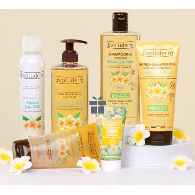 Evoluderm Routine Hydratante 5 Produits Corps & Cheveux + Crème 50 ml Offerte Démêlant & Sublime Monoï avec Folie Ingrédients d'origine naturelle Végétalien Fabriqué en Evoluderm Routine Hydratante 5 Produits Corps & Cheveux + Crème 50 ml Offerte Démêlant & Sublime Monoï avec Folie Ingrédients d'origine naturelle Végétalien Fabriqué en