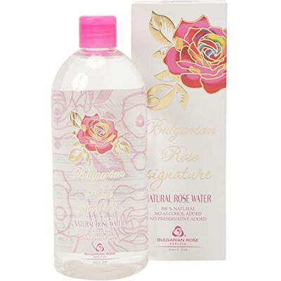 BULGARIAN ROSE KARLOVO Bulgarian Rose Signature Eau de Rose 100% Naturelle, 500ml, Bulgarie BULGARIAN ROSE KARLOVO Bulgarian Rose Signature Eau de Rose 100% Naturelle, 500ml, Bulgarie