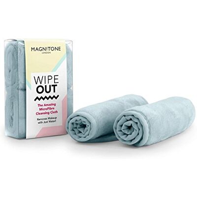 Magnitone London Wipeout Extraordinaire Lingettes Nettoyante en Microfibre Lot de 2 Gris Magnitone London Wipeout Extraordinaire Lingettes Nettoyante en Microfibre Lot de 2 Gris