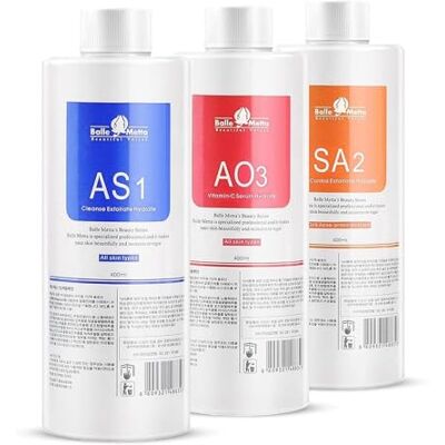 P-Beauty Cosmetic Accessories P-Beauty Aquafacial SA2 Solution 400 ml – Dermabrasion pour peaux grasses et acnéiques – Sérum exfoliant à l'acide salicylique – Soin de la peau hydrodermabrasion – Réduit l'inflammation – Solution P-Beauty Cosmetic Accessories P-Beauty Aquafacial SA2 Solution 400 ml – Dermabrasion pour peaux grasses et acnéiques – Sérum exfoliant à l'acide salicylique – Soin de la peau hydrodermabrasion – Réduit l'inflammation – Solution