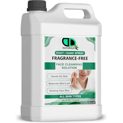 DD teck Solution nettoyante pour le visage sans parfum et spray pour les pieds/mains – Doux pour la peau, soin hydratant et antibactérien pour les peaux sensibles, prévient l'acné, l'éclat de votre peau (5 DD teck Solution nettoyante pour le visage sans parfum et spray pour les pieds/mains – Doux pour la peau, soin hydratant et antibactérien pour les peaux sensibles, prévient l'acné, l'éclat de votre peau (5