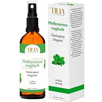 Nakobe Crème tonique rafraîchissante à la menthe poivrée pour le visage de Tilia Skincare 100 % pure, qualité biologique Nakobe Crème tonique rafraîchissante à la menthe poivrée pour le visage de Tilia Skincare 100 % pure, qualité biologique