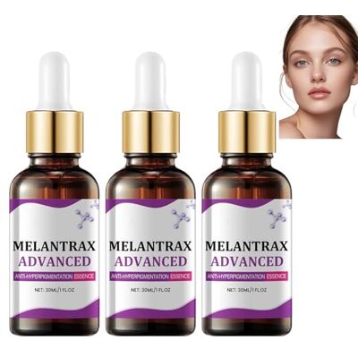 homomdy Sérum anti-hyperpigmentation avancé Melantrax, élimination des taches noires pour le visage et le corps, anti-âge, avec une texture hydratante, éclairante et non grasse, unifie le teint (3pcs) homomdy Sérum anti-hyperpigmentation avancé Melantrax, élimination des taches noires pour le visage et le corps, anti-âge, avec une texture hydratante, éclairante et non grasse, unifie le teint (3pcs)