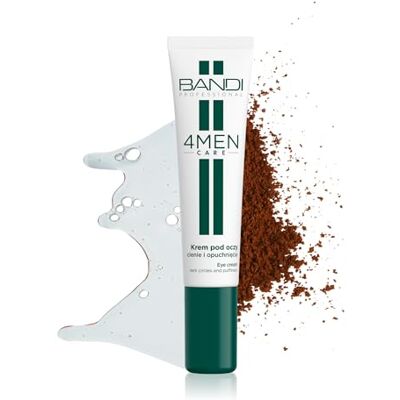 BANDI Crème Yeux Anti-Âge Hommes Réduction Cernes Sombres Puffiness Hydratation Caféine Peptides Crème Revitalisante Sans Parfum Réduction Rides 360° Soins BANDI Crème Yeux Anti-Âge Hommes Réduction Cernes Sombres Puffiness Hydratation Caféine Peptides Crème Revitalisante Sans Parfum Réduction Rides 360° Soins