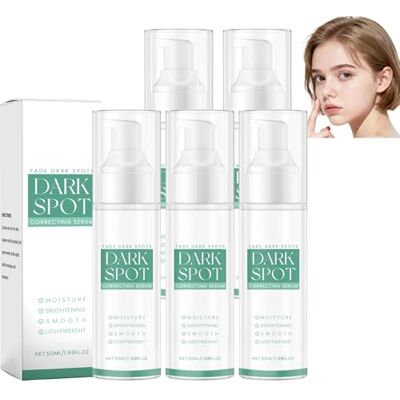 Raevior Sérum correcteur des taches foncées pour le visage et le corps, sérum contre le teint irrégulier, soin hydratant léger, éclaircissant et hydratant, sérum lissant pour tous les types de peau (5 pièces) Raevior Sérum correcteur des taches foncées pour le visage et le corps, sérum contre le teint irrégulier, soin hydratant léger, éclaircissant et hydratant, sérum lissant pour tous les types de peau (5 pièces)