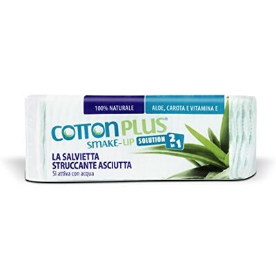 Cottonplus Cotton Plus SMAKE-UP ALOE VERA MINI 60 pcs Démaquillant naturel ! Lingettes démaquillantes sèches brevetées, sans conservateurs, 100% naturelles! Cottonplus Cotton Plus SMAKE-UP ALOE VERA MINI 60 pcs Démaquillant naturel ! Lingettes démaquillantes sèches brevetées, sans conservateurs, 100% naturelles!