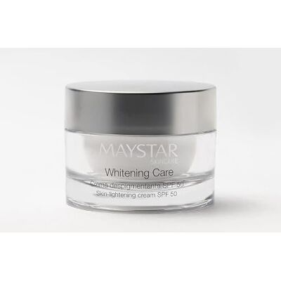 MAYSTAR Skincare Crème visage dépigmentante SPF 50 Whitening 50 ml Skin Lightening Cream MAYSTAR Skincare Crème visage dépigmentante SPF 50 Whitening 50 ml Skin Lightening Cream