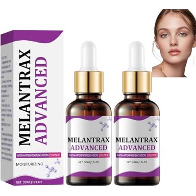homomdy Melantrax Advanced Sérum Anti-Hyperpigmentation, Dissolvant de Taches Noires pour le Visage et le Corps, Anti-Âge, avec Texture Hydratante Éclaircissante et Non Grasse, Égalise le Teint de Peau (2pcs) homomdy Melantrax Advanced Sérum Anti-Hyperpigmentation, Dissolvant de Taches Noires pour le Visage et le Corps, Anti-Âge, avec Texture Hydratante Éclaircissante et Non Grasse, Égalise le Teint de Peau (2pcs)