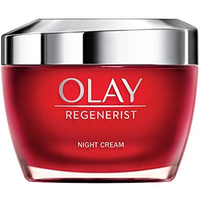 Olay Regenerist Crème de nuit (50 g) avec peptides aminés et vitamine B3, crème pour le visage pour femme, anti-âge, soin pour tous les types de peau pour femmes, raffermit visiblement la peau Olay Regenerist Crème de nuit (50 g) avec peptides aminés et vitamine B3, crème pour le visage pour femme, anti-âge, soin pour tous les types de peau pour femmes, raffermit visiblement la peau