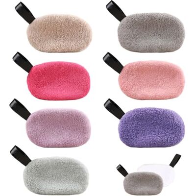 DAZZLUXE Lot de 7 éponges nettoyantes double face pour le visage, lingettes démaquillantes lavables, tampons de coton réutilisables, tampons démaquillants, tampons de coton réutilisables et lavables DAZZLUXE Lot de 7 éponges nettoyantes double face pour le visage, lingettes démaquillantes lavables, tampons de coton réutilisables, tampons démaquillants, tampons de coton réutilisables et lavables