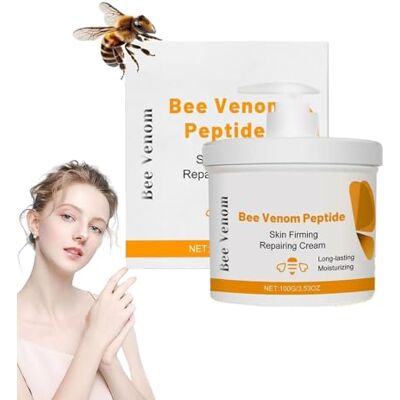 JIAOY Bee Venom Lotion pour le corps Crème réparatrice anti-âge et anti-rides Lifts, plumps et fermes Sérum naturel pour tous les types de peau JIAOY Bee Venom Lotion pour le corps Crème réparatrice anti-âge et anti-rides Lifts, plumps et fermes Sérum naturel pour tous les types de peau