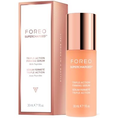 FOREO SUPERCHARGED Sérum raffermissant triple action – Gel conducteur – Soin du visage anti-âge – Acide hyaluronique et squalane – Tous types de peau – Végétalien et sans cruauté envers les animaux FOREO SUPERCHARGED Sérum raffermissant triple action – Gel conducteur – Soin du visage anti-âge – Acide hyaluronique et squalane – Tous types de peau – Végétalien et sans cruauté envers les animaux