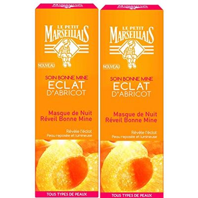 Le Petit Marseillais Masque Nuit Réveil Bonne Mine Eclat Abricot Tub 50 ml Lot de 2 Le Petit Marseillais Masque Nuit Réveil Bonne Mine Eclat Abricot Tub 50 ml Lot de 2
