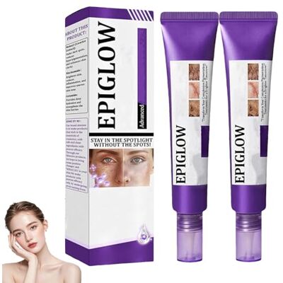 JIAOY EPIGLOW Advanced Lot de 2 crèmes pigmentaires hydratantes pour correction du tonus, traitement pigmentaire, anti-âge, élimination des taches brunes, de la peau JIAOY EPIGLOW Advanced Lot de 2 crèmes pigmentaires hydratantes pour correction du tonus, traitement pigmentaire, anti-âge, élimination des taches brunes, de la peau