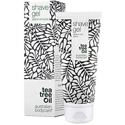 Australian Bodycare Gel à raser avec huile d'arbre à thé pour homme 200 ml Gel de rasage transparent et non moussant pour un rasage précis et confortable Empêche les brûlures du rasoir et les taches rouges Réduit les poils incarnés Australian Bodycare Gel à raser avec huile d'arbre à thé pour homme 200 ml Gel de rasage transparent et non moussant pour un rasage précis et confortable Empêche les brûlures du rasoir et les taches rouges Réduit les poils incarnés