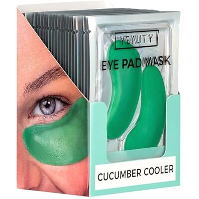 Yeauty Refroidisseur au concombre - Masque pour les yeux - 25 unités Yeauty Refroidisseur au concombre - Masque pour les yeux - 25 unités