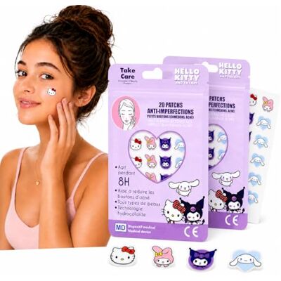 Mevsim Store Hello Kitty Set Patch Bouton 40 pcs – Anti Bouton Hydrocolloïde Visage Jour Nuit – Absorbe le Sébum, Aide contre Imperfections et Points Noirs – Design Cute Adolescents Adultes Mevsim Store Hello Kitty Set Patch Bouton 40 pcs – Anti Bouton Hydrocolloïde Visage Jour Nuit – Absorbe le Sébum, Aide contre Imperfections et Points Noirs – Design Cute Adolescents Adultes