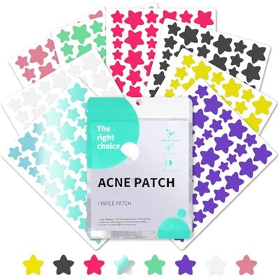 ZOVRIXIA Pimple Star, Lot de 408 patchs anti-boutons hydrocolloïdes jour et nuit 2 en 1, patchs anti-boutons pour le visage avec acide salicylique et huile d'arbre à thé, imperméables et respirants ZOVRIXIA Pimple Star, Lot de 408 patchs anti-boutons hydrocolloïdes jour et nuit 2 en 1, patchs anti-boutons pour le visage avec acide salicylique et huile d'arbre à thé, imperméables et respirants
