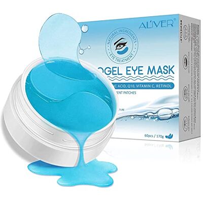 sefudun Lot de 60 patchs hydrogel sous les yeux pour les cernes, traitement anti-rides, coussinets en gel sous les yeux, masque pour les yeux gonflés, soin de la peau, hydratant 60 pièces/30 paires sefudun Lot de 60 patchs hydrogel sous les yeux pour les cernes, traitement anti-rides, coussinets en gel sous les yeux, masque pour les yeux gonflés, soin de la peau, hydratant 60 pièces/30 paires