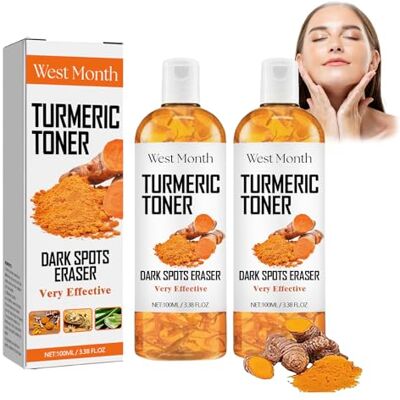 YOENBG West Month Lot de 2 toners de curcuma West Month Soin hydratant raffermissant Soin nourrissant du visage Tonique éclaircissant et éclaircissant au curcuma YOENBG West Month Lot de 2 toners de curcuma West Month Soin hydratant raffermissant Soin nourrissant du visage Tonique éclaircissant et éclaircissant au curcuma