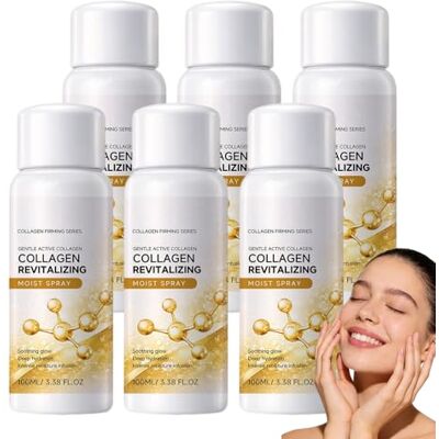 XUSHAOLUN Lot de 6 sprays raffermissants au collagène, huile corporelle pour le corps pour raffermir la peau et lifting contre les rides et ridules, spray raffermissant pour la peau mature, sérum de collagène XUSHAOLUN Lot de 6 sprays raffermissants au collagène, huile corporelle pour le corps pour raffermir la peau et lifting contre les rides et ridules, spray raffermissant pour la peau mature, sérum de collagène