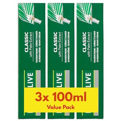 Hadco Palmolive Lot de 3 crèmes à raser pour homme 100 ml Hadco Palmolive Lot de 3 crèmes à raser pour homme 100 ml