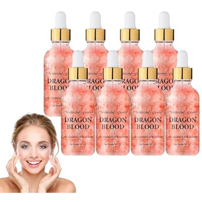 VKaoess Sérum Sang de Dragon Easy, Sérum anti-âge Sang de Dragon pour raffermir et réduire les rides, Soin hydratant visage pour un teint plus lumineux et une peau lisse, pour hommes et femmes (8 bouteilles) VKaoess Sérum Sang de Dragon Easy, Sérum anti-âge Sang de Dragon pour raffermir et réduire les rides, Soin hydratant visage pour un teint plus lumineux et une peau lisse, pour hommes et femmes (8 bouteilles)