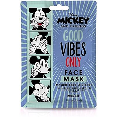 MAD Beauty Disney Mickey & Friends Masque facial hydratant et apaisant Mickey Mouse MAD Beauty Disney Mickey & Friends Masque facial hydratant et apaisant Mickey Mouse