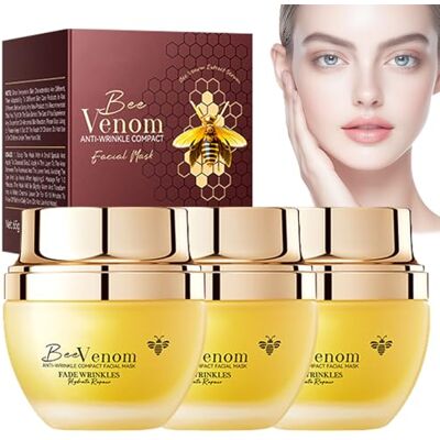 blmcoos Lot de 3 crèmes de traitement de la peau au venin d'abeille, crème de soin pour la peau universelle, crème d'élimination des rides du venin d'abeille, crème éclaircissante pour la , crème blmcoos Lot de 3 crèmes de traitement de la peau au venin d'abeille, crème de soin pour la peau universelle, crème d'élimination des rides du venin d'abeille, crème éclaircissante pour la , crème
