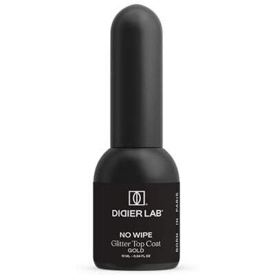 DIDIER LAB Gel polish Glitter Top Coat No1 Finition Semi-Permanent de Protection Avec des Particules Pailletées Extra Forte Lisse Les Irrégularités Sans Couche de Dispersion Lampe LED UV DIDIER LAB Gel polish Glitter Top Coat No1 Finition Semi-Permanent de Protection Avec des Particules Pailletées Extra Forte Lisse Les Irrégularités Sans Couche de Dispersion Lampe LED UV
