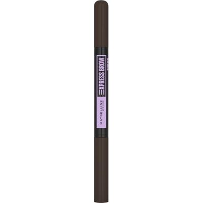Maybelline New York Express Brow Satin Duo Crayon et poudre à sourcils N°05 Black Brown Maybelline New York Express Brow Satin Duo Crayon et poudre à sourcils N°05 Black Brown