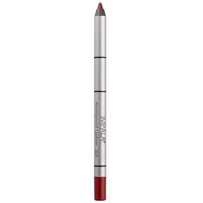 Impala Rouge à Lèvres Crémeux Waterproof Couleur 203 Rouge Foncé Crayon à Lèvres Permanent Rouge à Lèvres Résistant à l'Eau Crayon à Lèvres Longue Durée Impala Rouge à Lèvres Crémeux Waterproof Couleur 203 Rouge Foncé Crayon à Lèvres Permanent Rouge à Lèvres Résistant à l'Eau Crayon à Lèvres Longue Durée