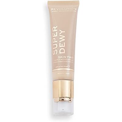 Makeup Revolution Superdewy Tinted Moisturiser Medium Light - Hydratant Makeup Revolution Superdewy Tinted Moisturiser Medium Light - Hydratant