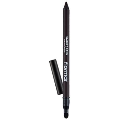 Flormar Smoky Eyes Waterproof Eyeliner – crayon yeux waterproof longue tenue avec applicateur éponge – couleur intense, texture crémeuse & maquillage yeux pro, 02 Coolest Brown Flormar Smoky Eyes Waterproof Eyeliner – crayon yeux waterproof longue tenue avec applicateur éponge – couleur intense, texture crémeuse & maquillage yeux pro, 02 Coolest Brown