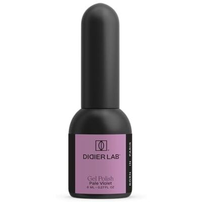 DIDIER LAB Studios Gel Polish Pale Violet Produits Professionnels Manucure et Pédicure Pigment riche Brillance parfaite Convient aux débutants Lampe UV 8ml DIDIER LAB Studios Gel Polish Pale Violet Produits Professionnels Manucure et Pédicure Pigment riche Brillance parfaite Convient aux débutants Lampe UV 8ml