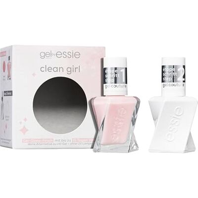 essie Gel Couture Kit Clean Girl (n°00 Top Coat, N° 10 Sheer Fantasy) essie Gel Couture Kit Clean Girl (n°00 Top Coat, N° 10 Sheer Fantasy)