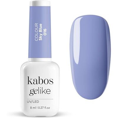 Kabos Gelike Vernis Hybride UV/LED 016 Sky Blue 8 ml Kabos Gelike Vernis Hybride UV/LED 016 Sky Blue 8 ml
