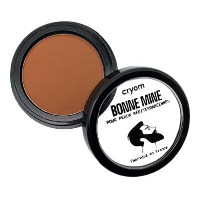 Cryom Correcteur visage bonne mine en poudre compacte. Cosmétique et maquillage pour hommes. 4 teintes disponibles. N°2 : Méditerranéennes Cryom Correcteur visage bonne mine en poudre compacte. Cosmétique et maquillage pour hommes. 4 teintes disponibles. N°2 : Méditerranéennes