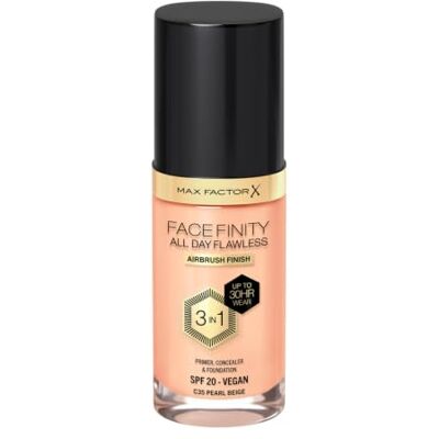 Max Factor Facefinity All Day Flawless 3 In 1 Foundation 35-Pearl Max Factor Facefinity All Day Flawless 3 In 1 Foundation 35-Pearl
