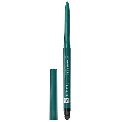 Rimmel Exaggerate Crayon pour les Yeux Waterproof Emerald Sparkle (Vert) 0-28 g Rimmel Exaggerate Crayon pour les Yeux Waterproof Emerald Sparkle (Vert) 0-28 g
