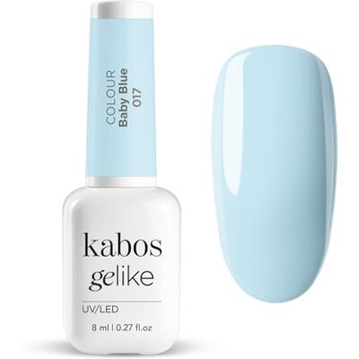 Kabos Gelike Vernis Hybride UV/LED 017 Baby Blue 8 ml Kabos Gelike Vernis Hybride UV/LED 017 Baby Blue 8 ml