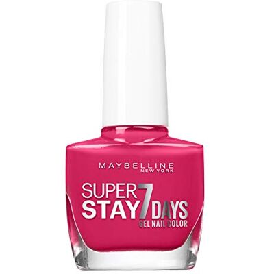 Maybelline New York – Vernis à Ongles Professionnel – Technologie Gel – Super Stay 7 Days – Teinte : Rosy Pink (180) Maybelline New York – Vernis à Ongles Professionnel – Technologie Gel – Super Stay 7 Days – Teinte : Rosy Pink (180)
