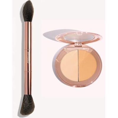 Ayshglamm Cosmetics Ayshglamm Kit Gemini Touch Medium Golden Beige Sable Duo de Poudres Fixatrices Moyennes Teint Unifié et Réchauffé Naturellement Ayshglamm Cosmetics Ayshglamm Kit Gemini Touch Medium Golden Beige Sable Duo de Poudres Fixatrices Moyennes Teint Unifié et Réchauffé Naturellement