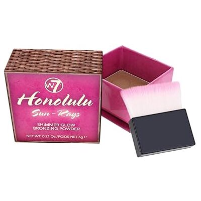 W7 Honolulu Shimmer Glow Bronzing Poeder Sun-Rays W7 Honolulu Shimmer Glow Bronzing Poeder Sun-Rays