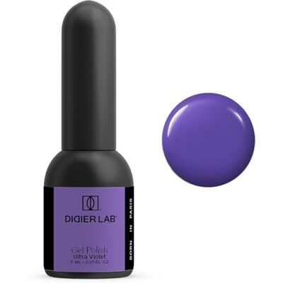 DIDIER LAB Studios Gel Polish Ultra Violet Produit Professionnel Manucure Pédicure Pigmentation Riche pour Couverture Complète Très Brillant Idéal débutant Nail Art Ongles Gel LED UV 8ml DIDIER LAB Studios Gel Polish Ultra Violet Produit Professionnel Manucure Pédicure Pigmentation Riche pour Couverture Complète Très Brillant Idéal débutant Nail Art Ongles Gel LED UV 8ml