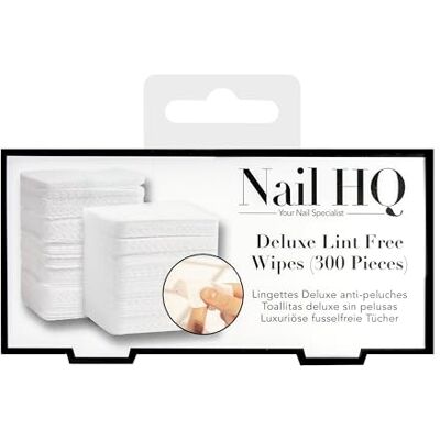NAIL HQ Lingettes non pelucheuses de luxe (300 pièces) NAIL HQ Lingettes non pelucheuses de luxe (300 pièces)