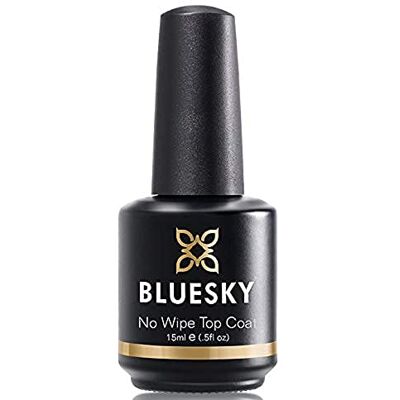 BLUESKY No Wipe Top Coat 10/15 ml – Couche de finition UV/LED qui dure jusqu'à 3 semaines ( No Wipe Top Coat 15 ml) BLUESKY No Wipe Top Coat 10/15 ml – Couche de finition UV/LED qui dure jusqu'à 3 semaines ( No Wipe Top Coat 15 ml)