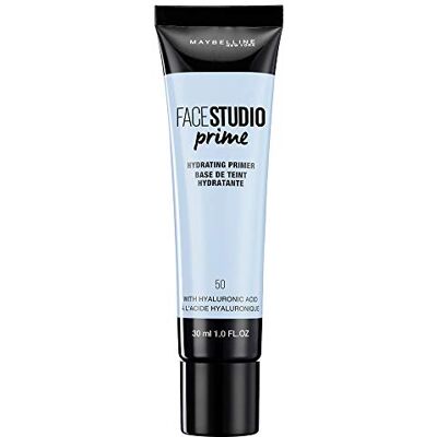 Maybelline New York Face Studio Prime Base de Teint Hydratante à l'Acide Hyaluronique 50 Hydratant 1 Unité Maybelline New York Face Studio Prime Base de Teint Hydratante à l'Acide Hyaluronique 50 Hydratant 1 Unité