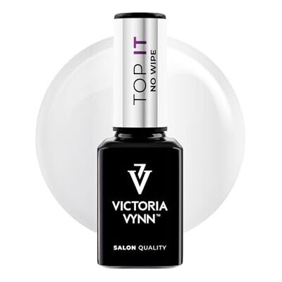 VICTORIA VYNN Top It No Wipe UV/LED Top Coat – Pour tons pastel et néon, Blue Glow 15 ml VICTORIA VYNN Top It No Wipe UV/LED Top Coat – Pour tons pastel et néon, Blue Glow 15 ml