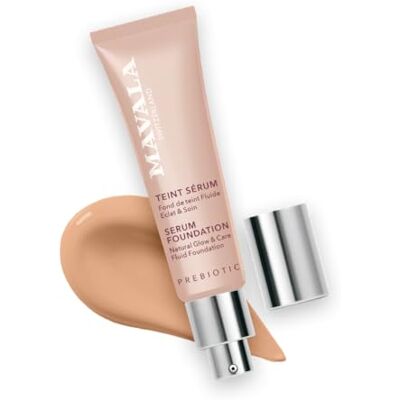 MAVALA Teint Sérum, Fond de Teint Fluide Eclat & Soin Couvrance Modulable, Fini Semi-Mat Naturel Soin Visage Apaisant, 83% de Soin Teinte Light, 30ml MAVALA Teint Sérum, Fond de Teint Fluide Eclat & Soin Couvrance Modulable, Fini Semi-Mat Naturel Soin Visage Apaisant, 83% de Soin Teinte Light, 30ml
